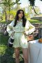 Light Yellow Unfinished Linen Shirt with Front Pockets - 2