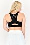 Women Padded Sports Bra, Black - 4
