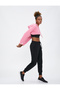 Jogger Sweatpants with Pocket Detail and Lace Waist - 2