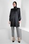 SATIN TUNIC WITH STONE DETAIL ON COLLAR 43739
