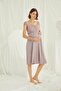 Women'S, Lace Front Buttoned Maternity/Nursing Nightgown, Mink Nightgown