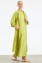 Double set with dress inside and net detail asi̇t