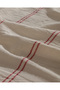 Breville Single Muslin Yarn Dyed L Fitted Sheet I N Duvet Cover Set - Ecru/Navy Blue - 6
