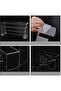 8 PCS Acrylic Risers for Display, 4-Tier Clear Display Stand Risers (Large Rectangle) - 4