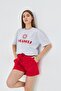 Vacanses Printed 100% Cotton Women's Oversize T-Shirt - 2