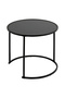 3-Piece Noan Elegant Design Round Nesting Table 55.6 x 6.2 x 55.6 cm - 3