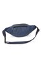 Men's Navy Blue Crossbody Cross Chest Shoulder and Waist Bag with USB Headphone Output - 6