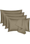 4-Piece 100% Cotton Sateen Pillowcase (50x75cm) – Silky Soft Feel Like Satin, Hotel-Quality Bedding