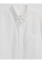 Men's White Standard Oxford Shirt - 5