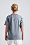 Football Field Patterned 100% Cotton Men's Oversize T-Shirt - 8