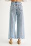 Women's Blue Snow Wash Ankle Length Trousers 60251176 - 8
