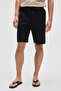 Matsen Men's Relaxed Black Shorts with Elastic Waistband Side and Back Pockets - 5