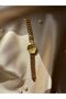 Retro Large Dial Straw Cord Vintage Women's Wristwatch - 6