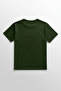 Unisex Khaki T-Shirt Berserk Anime Dry Head Skull Sword and Magic Guts Minimal Front Printed Tee Shirt - 3