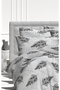 SINGLE CHECKED DUVET COVER SET, SPECIAL COLORED DUVET COVER SET PILLOW CASE + QUILT COVER 155X215 - 2