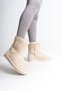 Zrjb03 Premium Cream Suede Women's Ug Long Boots with Faux Fur Inside - 4