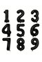 Black Matte Number Foil Balloon 70 cm – Party & Birthday Ornament - Number Balloon - 2