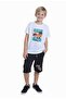 Ki̇ds Boy's Summer Good Vibes Only Printed Bottom Suit - 2