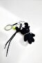 Teddy Tenniste Black Rabbit Bag Charm - 5