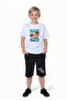 Ki̇ds Boy's Summer Good Vibes Only Printed Bottom Suit