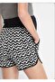Zebra Patterned Plus Size Maternity Shorts - Matching - 4