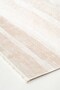 Abstract Line Patterned Washable Non-Slip Base Chenille Carpet Beige White Kitchen Runner 8367 - 5