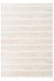 Abstract Line Patterned Washable Non-Slip Base Chenille Carpet Beige White Kitchen Runner 8367 - 4