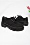 R294777002 Black Suede Women's Shoes - 7
