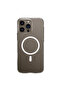Ip 16 Pro Max Crystal Series Magnetic Phone Case - Transparent
