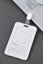 Durable Waterproof Stylish Looking Card Container White Vertical - 2