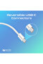 كابل EcoLine-CC120 USB-C فائق السرعة 60 واط - 1.2 متر - أبيض - 6