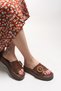 Elyenmia Women's Slippers 0012795 Brown Skin - 2