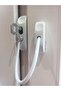 5 Pcs Steel Rope Pvc Door Window Safety Lock - White - 7