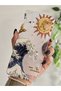 Realme C55 Compatible Wave and Sun Pattern Transparent Phone Case - 2