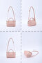 Powder Shk184 Faux Leather, Zippered Single Compartment, Strap Hand, Arm and Shoulder Bag - 8
