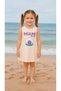 Girl's 100% Cotton Printed Dress - Ecru (3-4 Years - 8-9 Years)