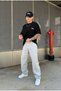 Basic Baggy Pantolon - 3