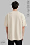 Unisex Crew Neck Lemon Printed Cotton Oversize Short Sleeve T-Shirt - 7