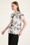 Shawl Pattern Blouse - 2