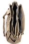 Large Size Crinkle/Clinker Water Repellent Multifunctional Hand Shoulder Crossbody Messenger Bag Dark Beige 3026 - 6