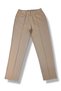 Women's Lycra Trousers Honey Foam Color Elastic Waist Not Above the Knee Knitted Steel-Interlock Combed Cotton Fabric with Pockets Ribbed Stitching - 3