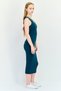 Women Sportswear Fit Sleeveless Outdoor Dress, Teal Green - 2