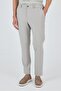 Men's Stone Color Flexible Slim Fit Jogger Pants with Side Pockets 1003250162 - 4