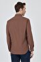 Men's Long Sleeve Buttoned Collar Cotton Slim Fit Shirt 1004250212 - 5