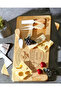 Cheese Presentation Board Bamboo and Stainless Knife Set Magnet Board - 2