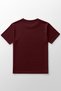 Claret Red T-Shirt Viking Fenrir Wolf Vikings Wolf Head Street Urban Printed Unisex T-Shirt - 3