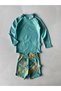 Girls / Boys Quick Dry, Uv Protection, Long Sleeve T-Shirt - Shorts 2-Piece Set_Rg1596 - 2