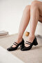 New 58-05 Double Striped Thick Heel Shoes - 2