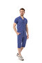 Men's Mechanical Linen Shirt Below Knee Capri Suit - 2