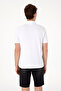 Men's Regular Fit Polo Neck White Textured T-Shirt 50300165-Vr013 - 5